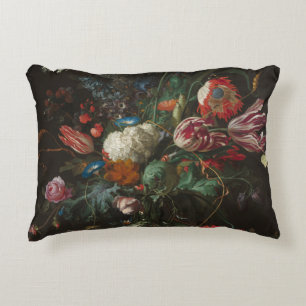 Vase of Flowers - Jan Davidsz. de Heem Decorative Cushion