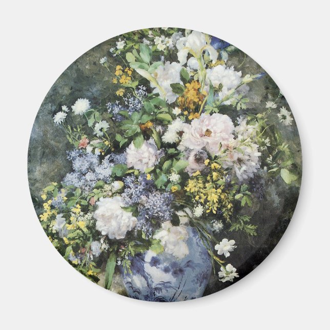 Vase of Flowers Magnet (Front)