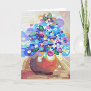 Vase of flowers - Mother's Day Card