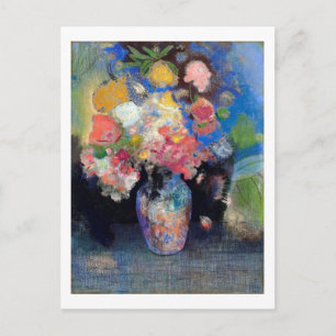 Vase of Flowers, Redon Postcard