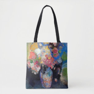 Vase of Flowers, Redon Tote Bag