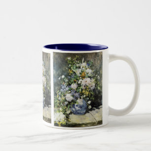Vase of Flowers Two-Tone Coffee Mug