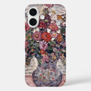 Vase of Flowers, Zinnias by Maurice Prendergast iPhone 16 Case