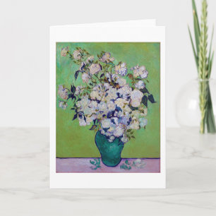 Vase of Roses, Vincent van Gogh Card