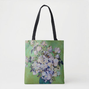 Vase of Roses, Vincent van Gogh Tote Bag