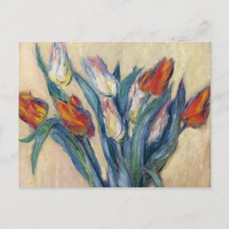 Vase of Tulips - Claude Monet Postcard