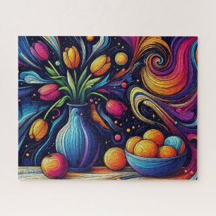 Vase of Tulips Jigsaw Puzzle