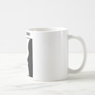 Vase Or Faces? (Optical Illusion) Coffee Mug