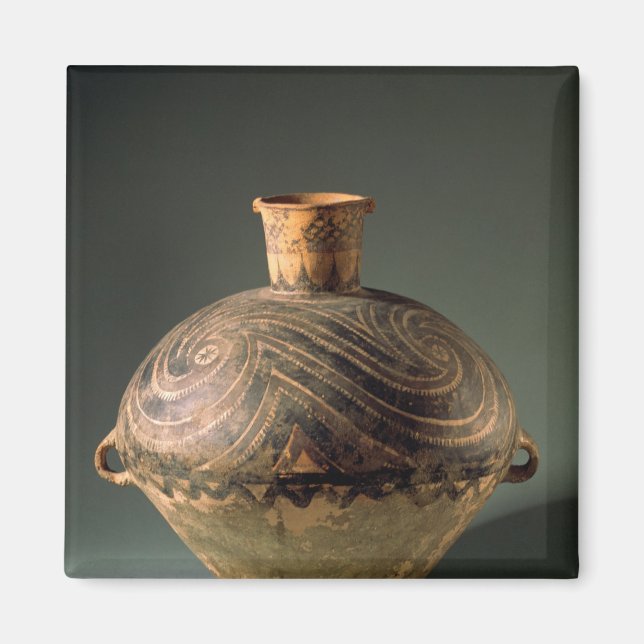 Vase painted with a spiral pattern, from Gansu Magnet (Front)