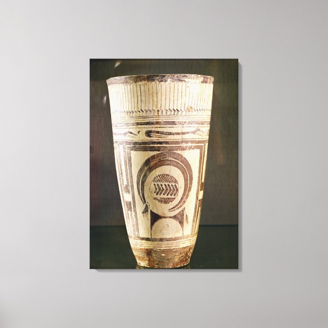 Vase, Style I, from Susa, Iran, 5000-4000 BC Canvas Print (Front)