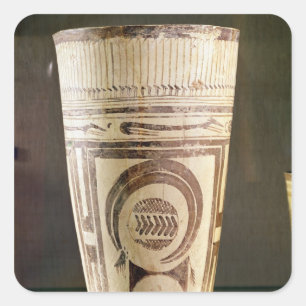 Vase, Style I, from Susa, Iran, 5000-4000 BC Square Sticker
