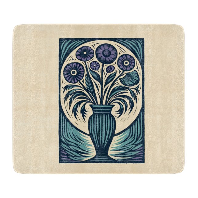Vase Three Cutting Board (Front)