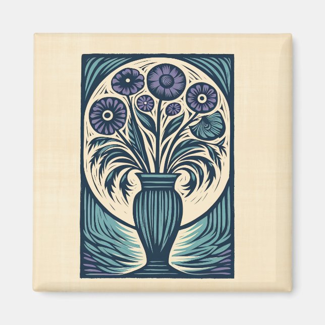 Vase Three Magnet (Front)