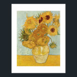 Vase With 12 Sunflowers Van Gogh Original Aspect  Poster<br><div class="desc">Vincent Van Gogh's "Vase with Twelve Sunflowers" Poster - Vase With Twelve Sunflowers by Van Gogh Fine Art - Original Aspect Ratio - Dutch Impressionism Vintage Art Poster - Sunflowers Art Print Add a touch of classic art to your space with our high-quality poster of Vincent Van Gogh's masterpiece, "Vase...</div>