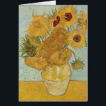 Vase with 12 Sunflowers - Vincent Van Gogh (1888)<br><div class="desc">This design uses Vincent Van Gogh's 1888 painting "Vase with 12 Sunflowers".</div>