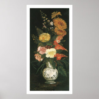 Vase with Aster and Silva by Vincent van Gogh Poster