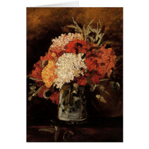 Vase with Carnations by Vincent van Gogh