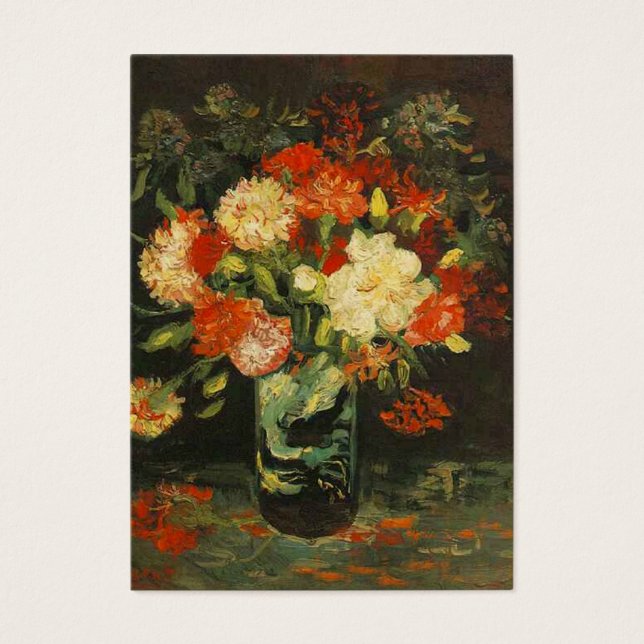 Vase with Carnations, van Gogh (Front)