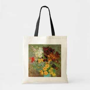Vase with Daisies and Anemones by Vincent van Gogh Tote Bag
