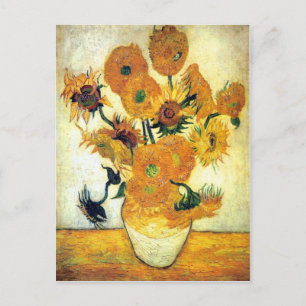Vase with Fifteen Sunflowers by Vincent van Gogh 1 Postcard