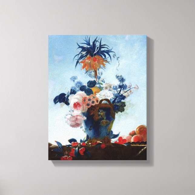 Vase with Flowers Canvas Print (Front)