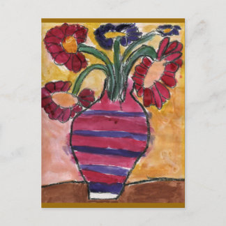 Vase with Flowers Postcard