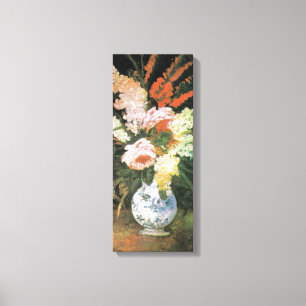 Vase with Gladioli and Lilac by Vincent van Gogh  Canvas Print