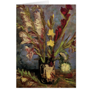 Vase with Gladioli by Vincent van Gogh