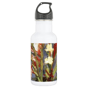 Vase with Gladioli by Vincent van Gogh, 1886. 532 Ml Water Bottle