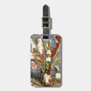 Vase with Gladioli by Vincent van Gogh, 1886. Luggage Tag