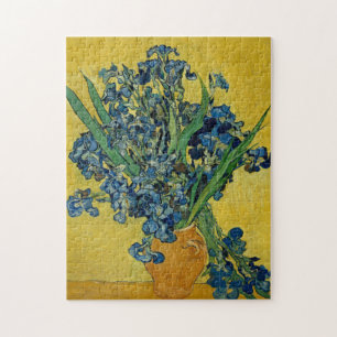 Vase with Irises by Van Gogh Jigsaw Puzzle