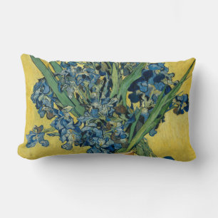 Vase with Irises by Van Gogh Lumbar Cushion