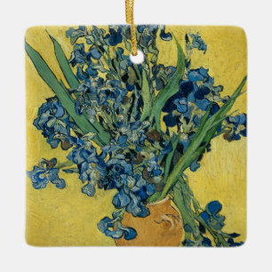 Vase with Irises by Van Gogh - Still Life Ceramic Ornament
