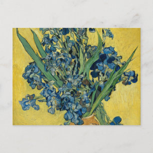 Vase with Irises by Van Gogh - Still Life Postcard