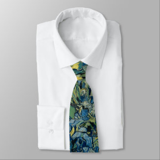 Vase with Irises by Van Gogh - Still Life Tie