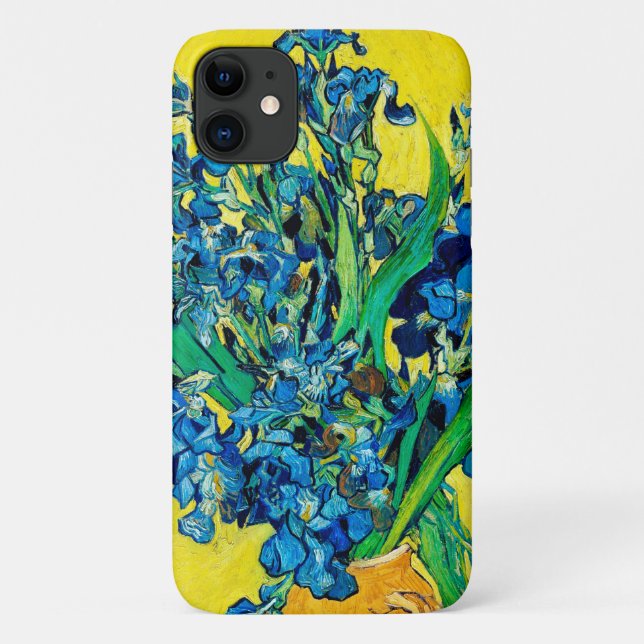 Vase with Irises, Van Gogh Case-Mate iPhone Case (Back)