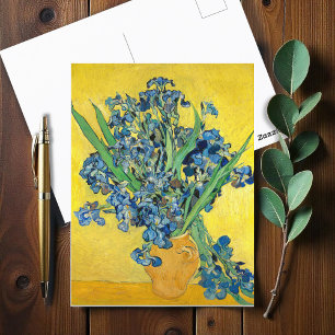 Vase with Irises , Vincent Van Gogh Postcard