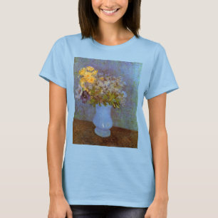 Vase with Lilacs and Daisies by Vincent van Gogh T-Shirt