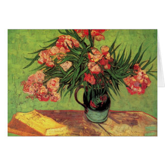 Vase with Oleanders and Books by van Gogh