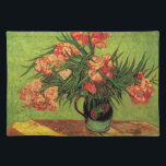 Vase with Oleanders and Books by Vincent van Gogh Placemat<br><div class="desc">Still Life: Vase with Oleanders and Books by Vincent van Gogh is a vintage fine art post impressionism still life floral painting. A beautiful bouquet of oleander flowers from a spring garden and library books for leisure reading on a table. About the artist: Vincent Willem van Gogh (1853 -1890) was...</div>