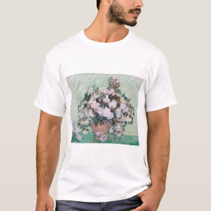 Vase with Pink Roses, Van Gogh T-Shirt