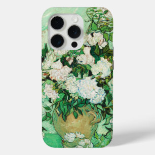 Vase with Pink Roses, Vincent Van Gogh iPhone 15 Pro Case