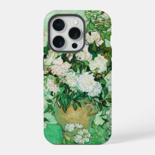 Vase with Pink Roses, Vincent Van Gogh iPhone 15 Pro Case