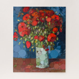 Vase with Poppies by After Vincent van Gogh Jigsaw Puzzle