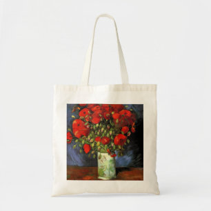 Vase with Red Poppies by Vincent Van Gogh Tote Bag
