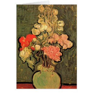 Vase with Rose Mallows by Vincent van Gogh