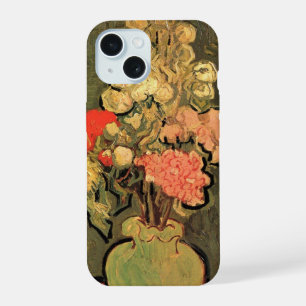 Vase with Rose Mallows by Vincent van Gogh iPhone 15 Case