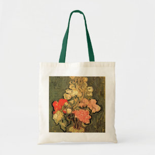 Vase with Rose Mallows by Vincent van Gogh Tote Bag