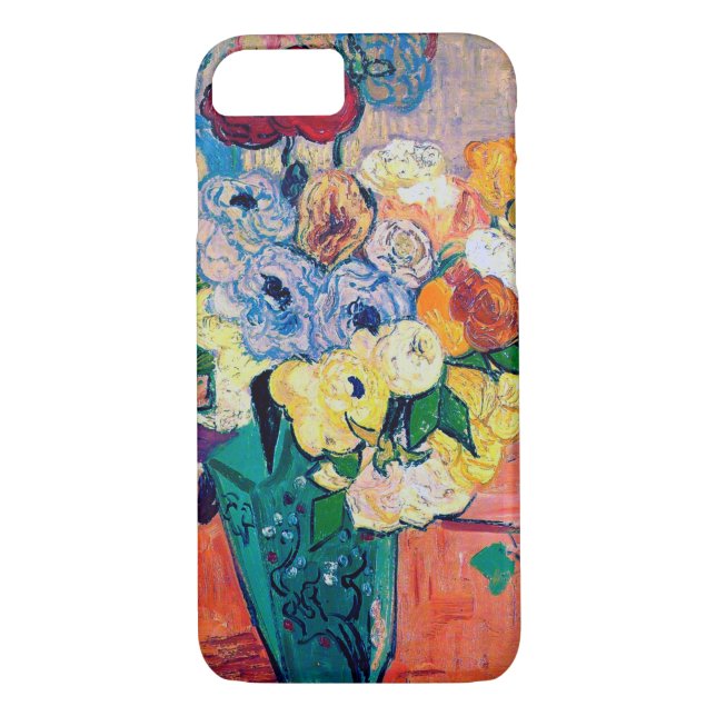 Vase with Roses and Anemones, Van Gogh Case-Mate iPhone Case (Back)