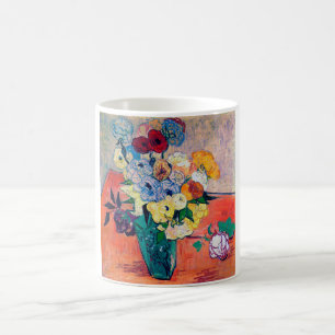 Vase with Roses and Anemones, Van Gogh Coffee Mug